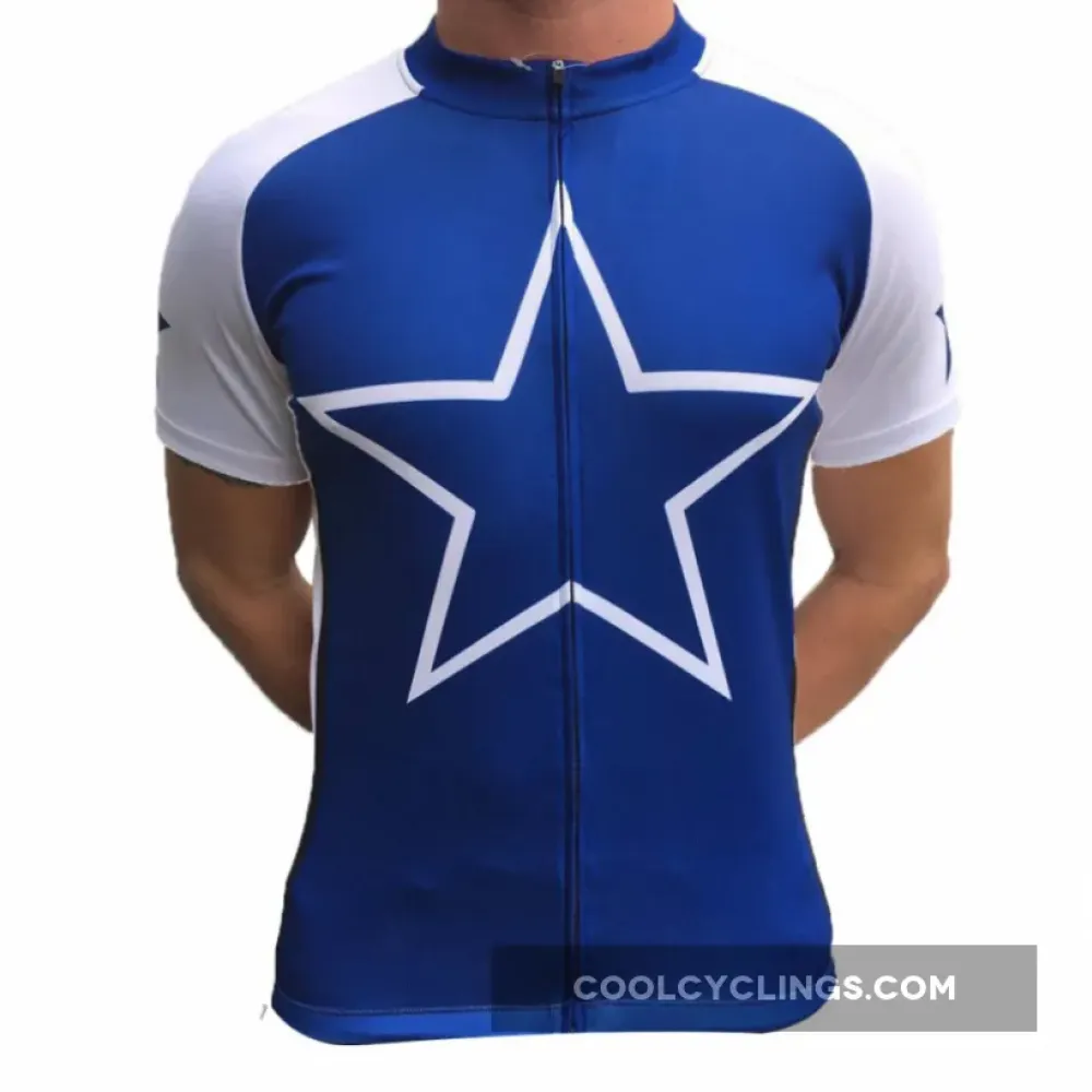 Dallas Cowboys Cycling Jersey - Blue/White