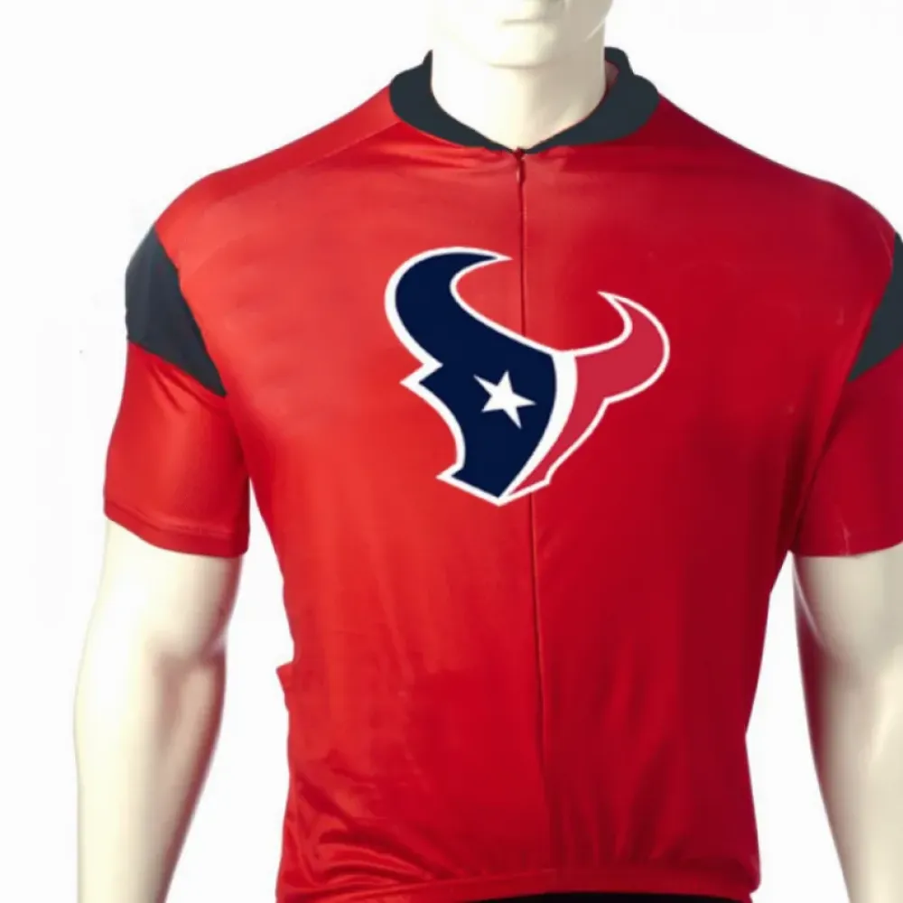 NFL Houston Texans Cycling Jersey/Red/Black