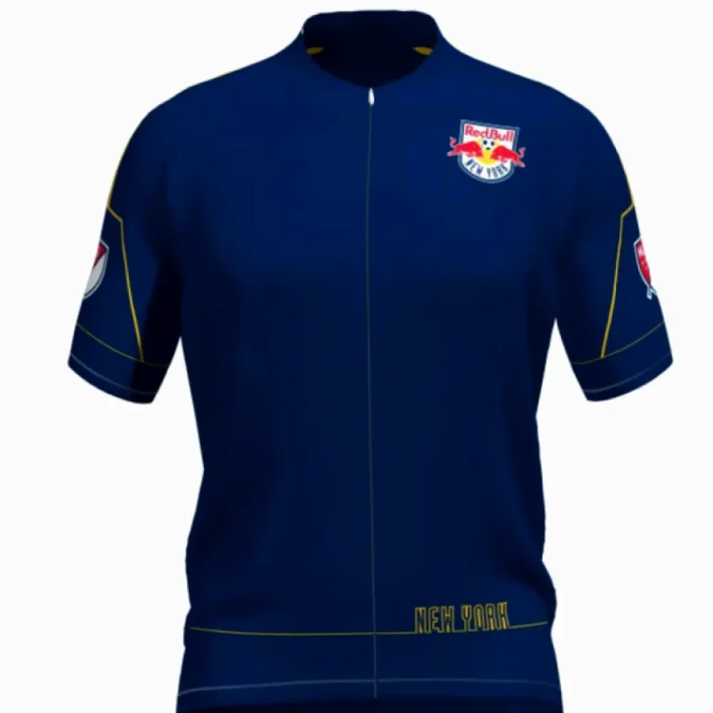 New York Red Bulls Cycling Jersey Navy/Yellow