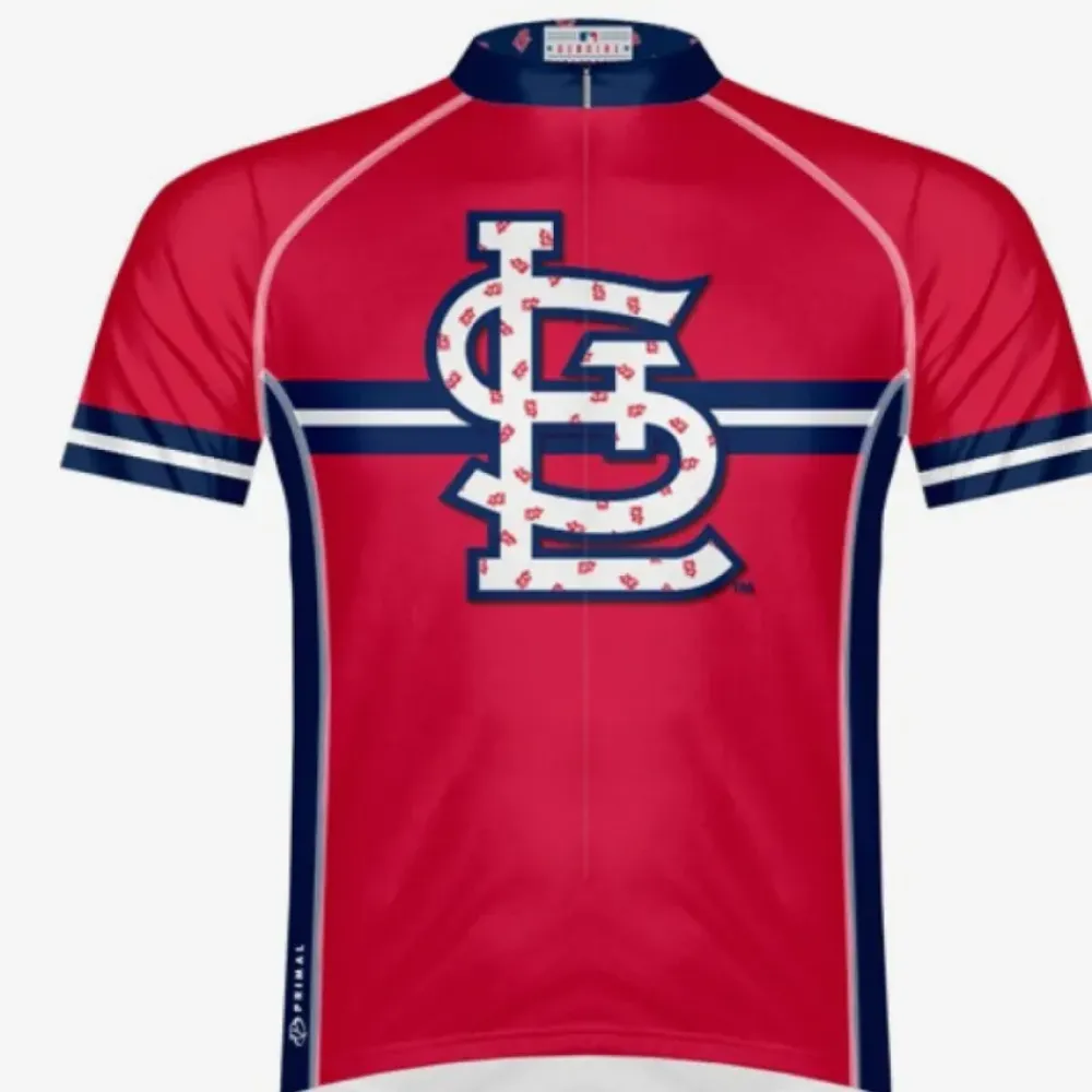 Primal MLB St. Louis Cardinals Cycling Jersey Red/White/Navy