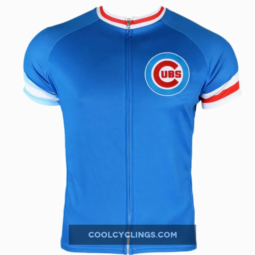 Chicago Cubs Cycling Jersey Classic Blue/Red/White