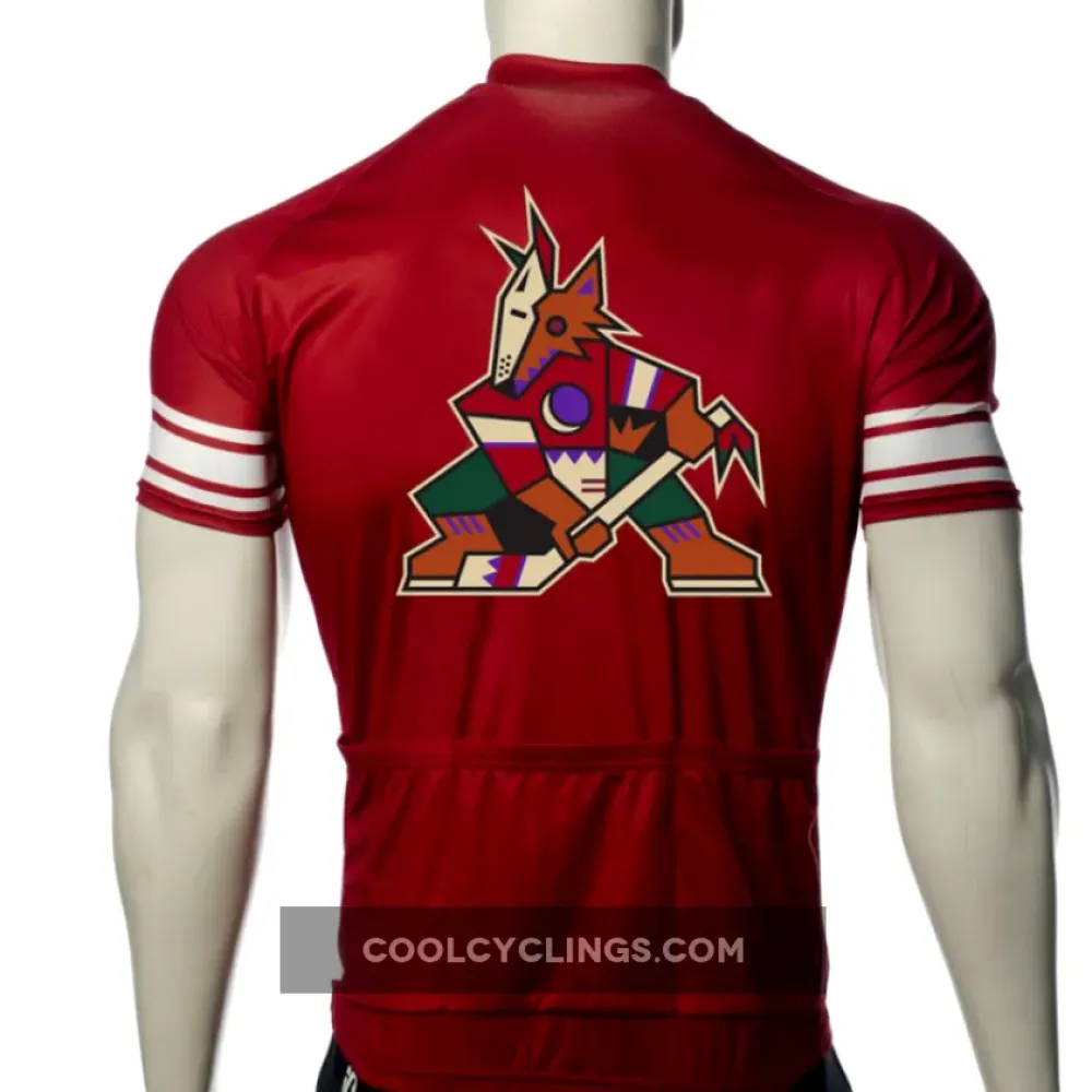 Arizona Coyotes Retro Cycling Jersey/Red/White