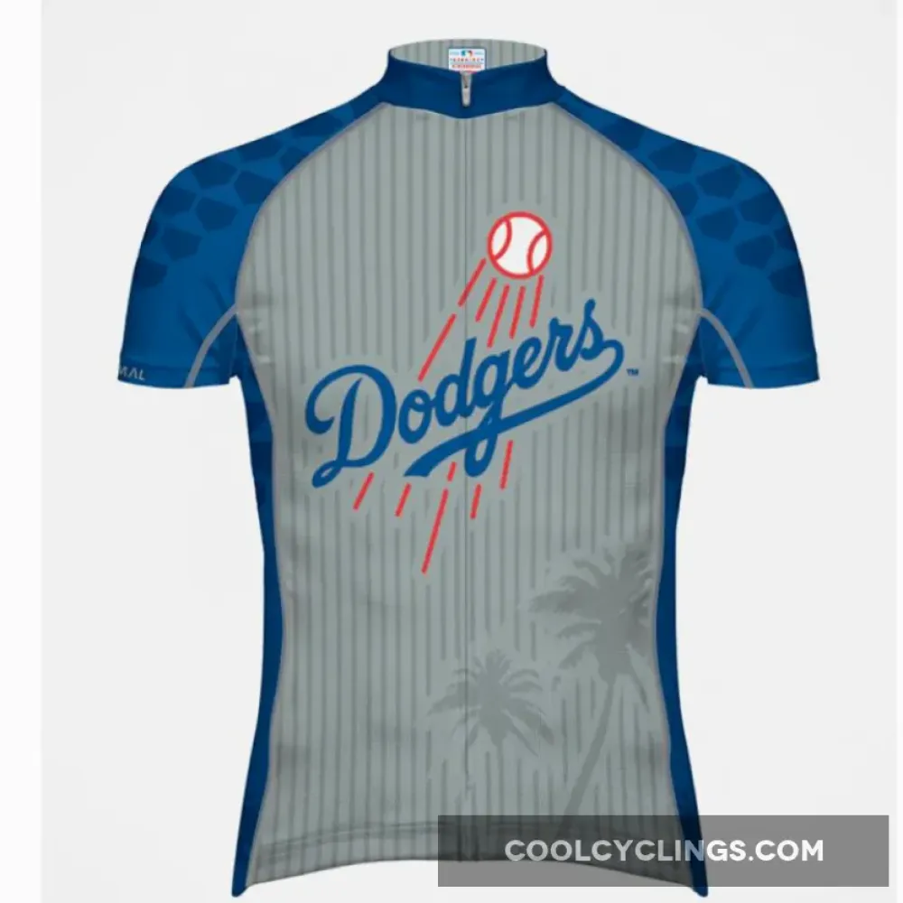 Dodgers Cycling Jersey - Cool Blue/White/Palm