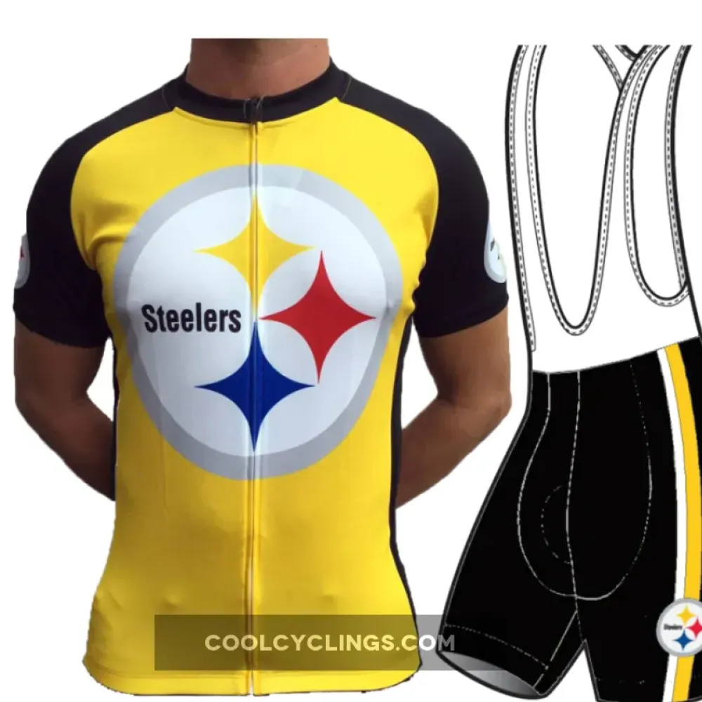 NFL Pittsburgh Steelers Short Sleeve Cycling Jersey /