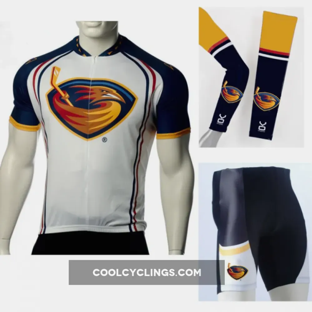 Atlanta Thrashers Cycling Kit - Short Sleeve/Black/Yellow/White