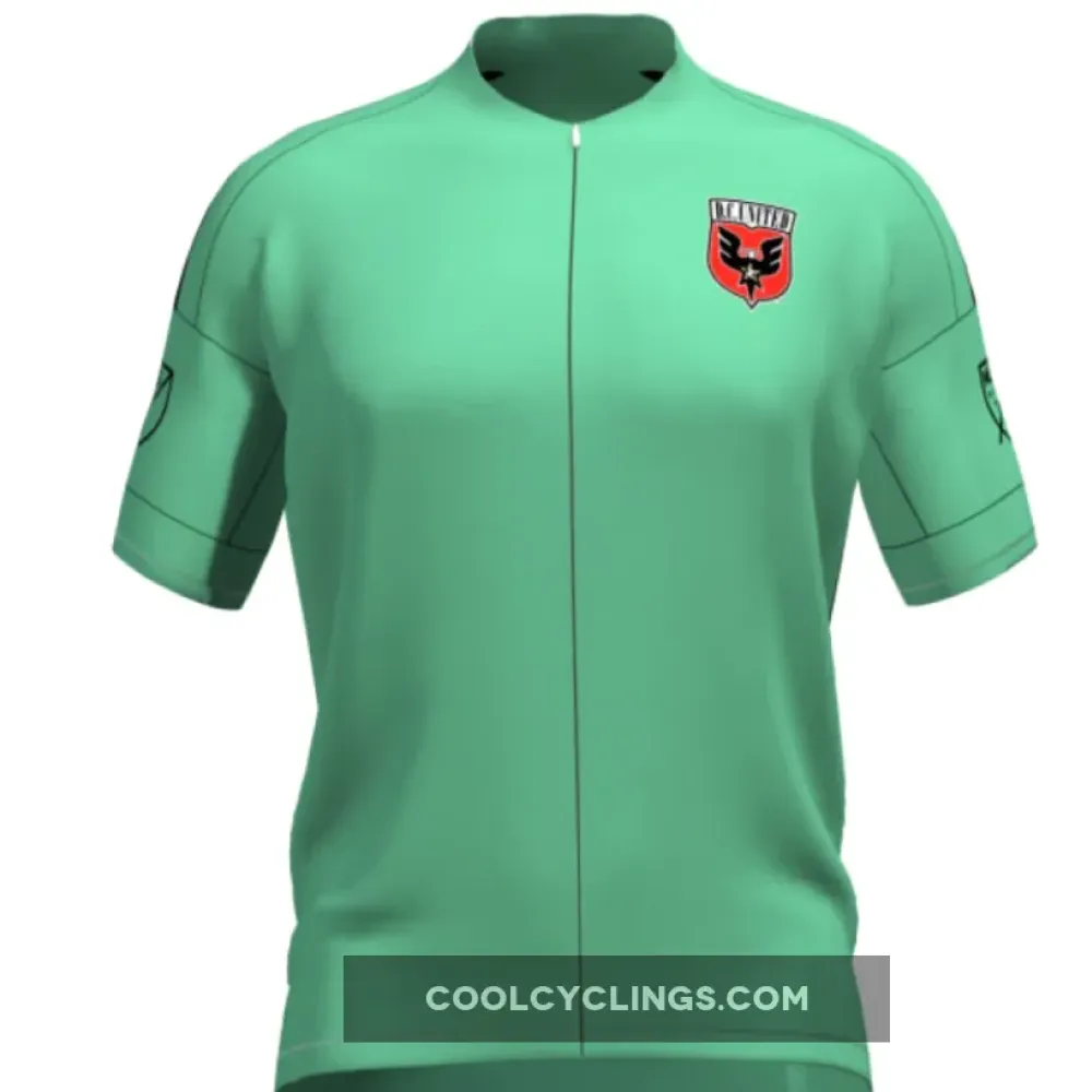 Modern MLS D.C. United Cycling Jersey w/Black Armoring Green