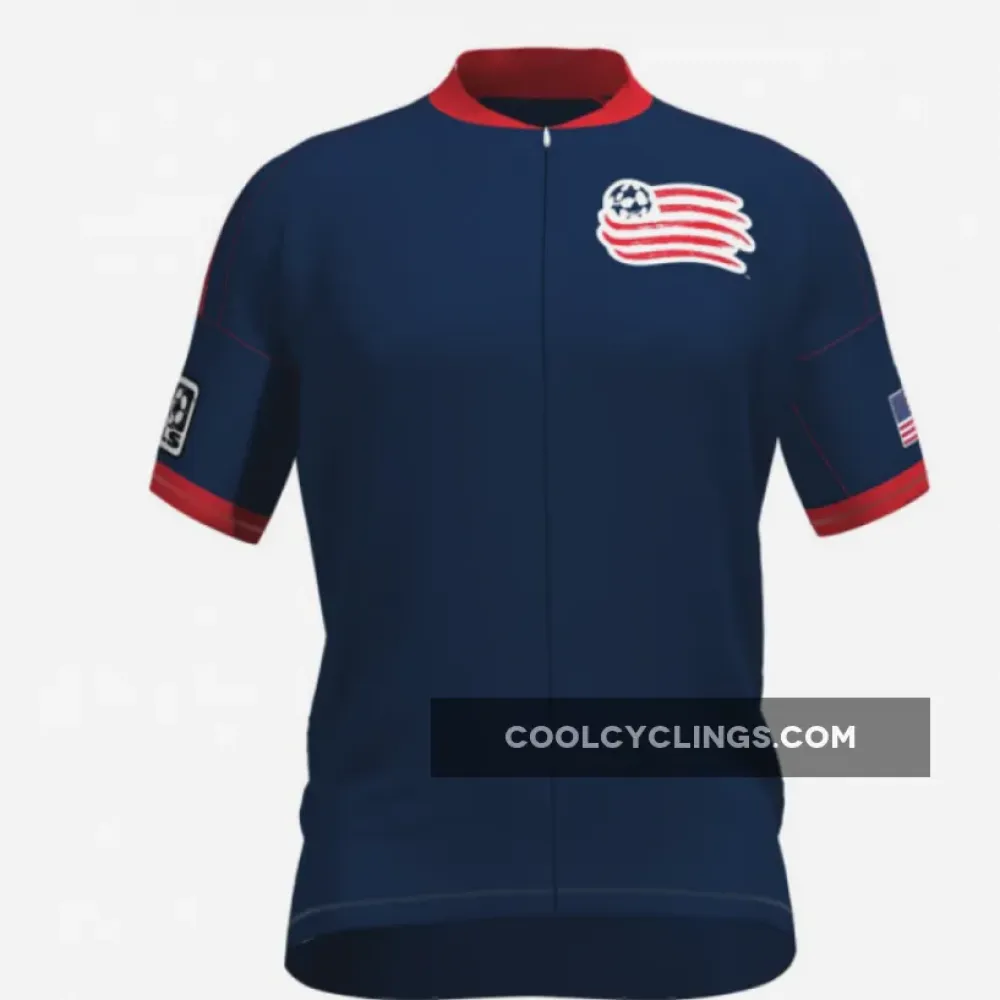 New England Revolution Cycling Shirt/Blue/Red