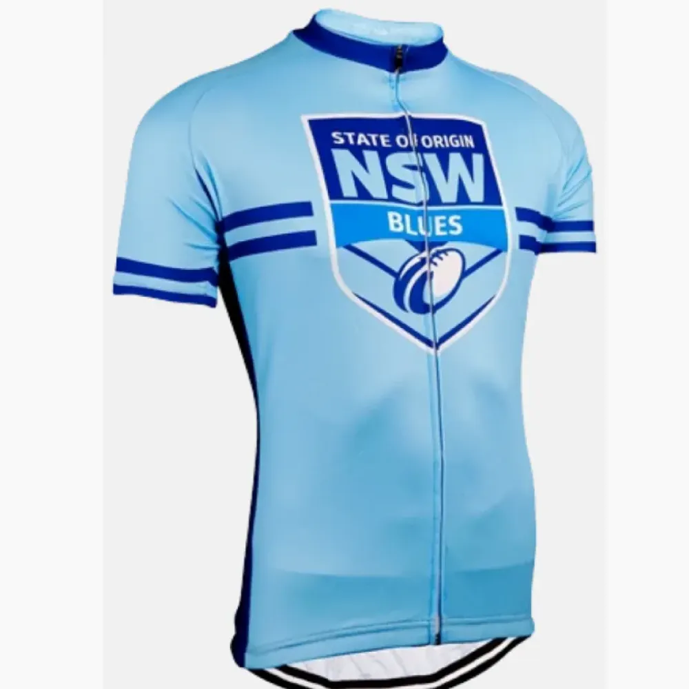 NSW New South Wales Blues State Cycling Jersey/Blue/White