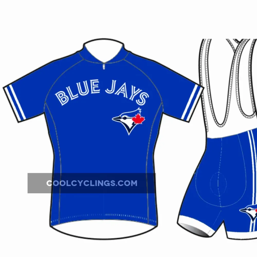 MLB Toronto Blue Jays Professional Cycling Kits/Blue/White