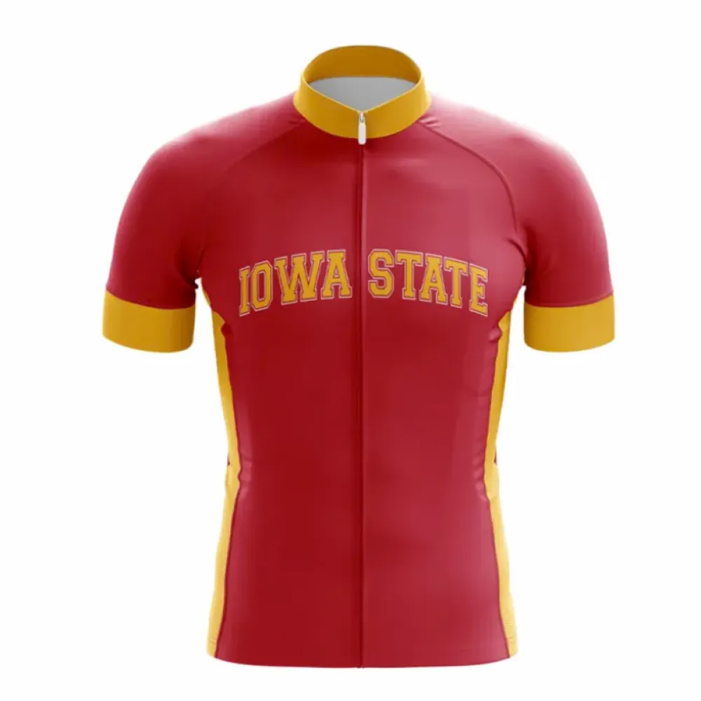 Iowa State Cycling Jersey RED/YELLOW