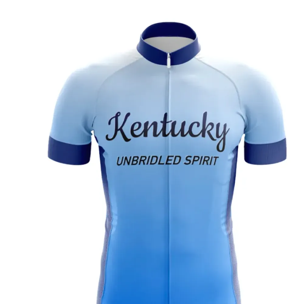 Kentucky Road Cycling Jersey Blue/White/Navy