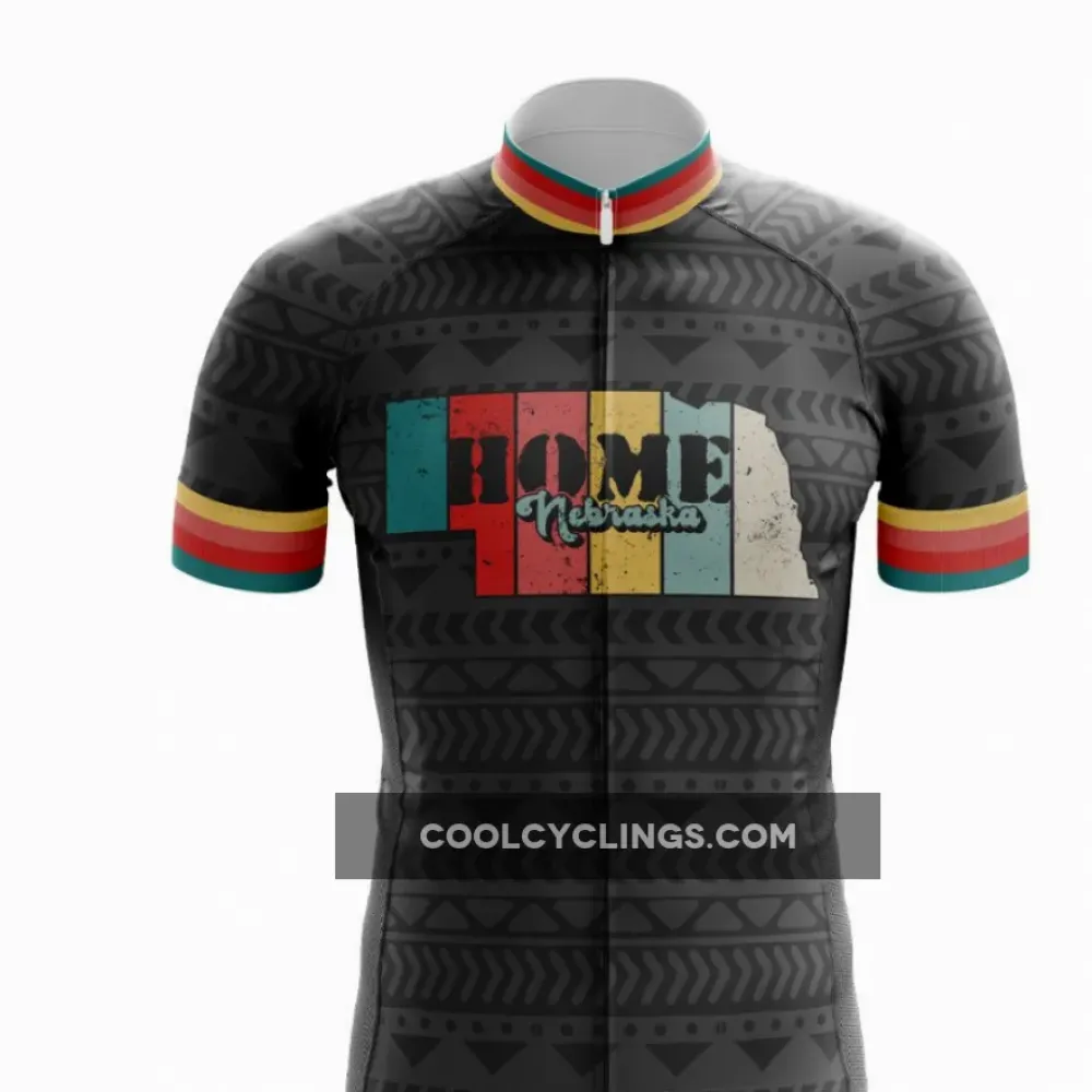 Nebraska Cornhusker Cycling Jersey - Black/Red/Gold