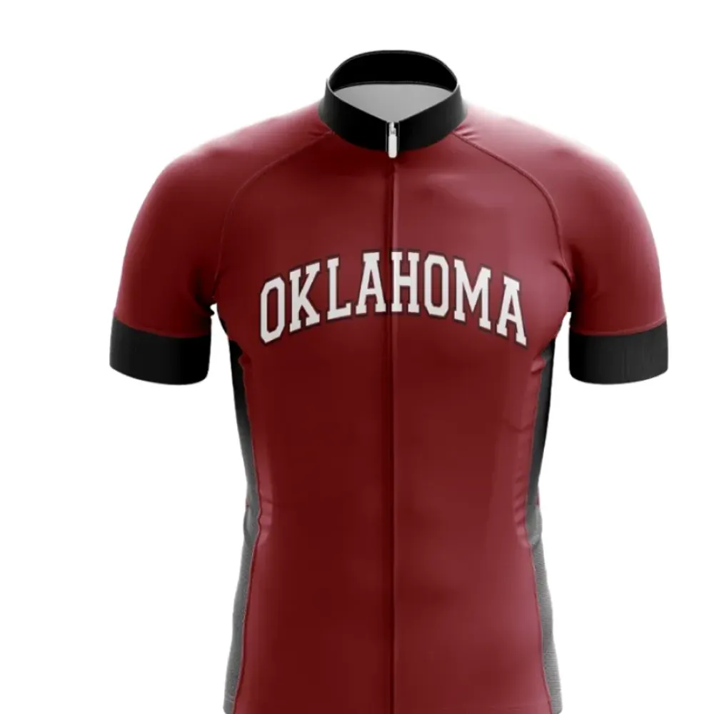 Oklahoma Cyclistic Jersey Crimson/Gray