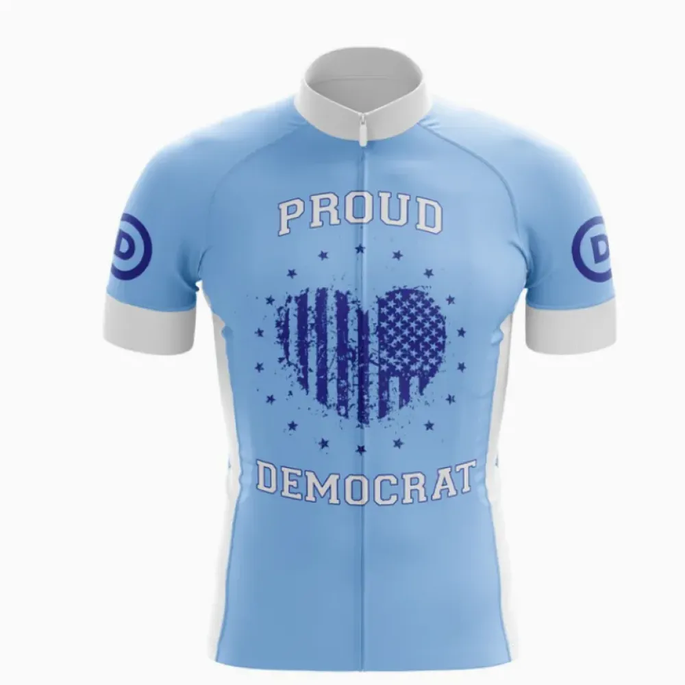 Proud Democrat Cycling Jersey / USA Patriotism!