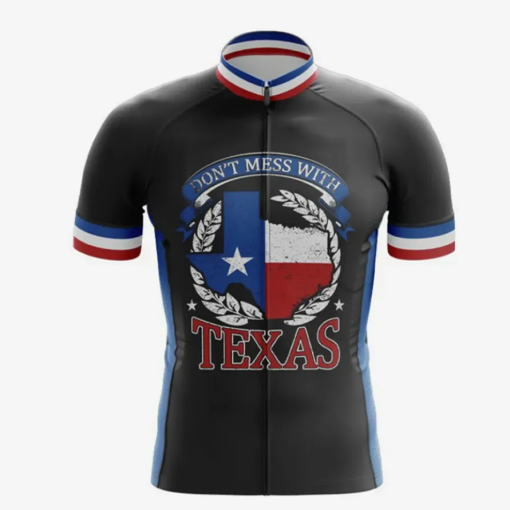 Texas Cycling Jersey Bold Blue/Red/White