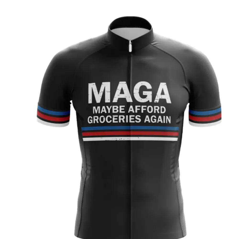 MAGA Cycling Jersey/Black/Red/Blue