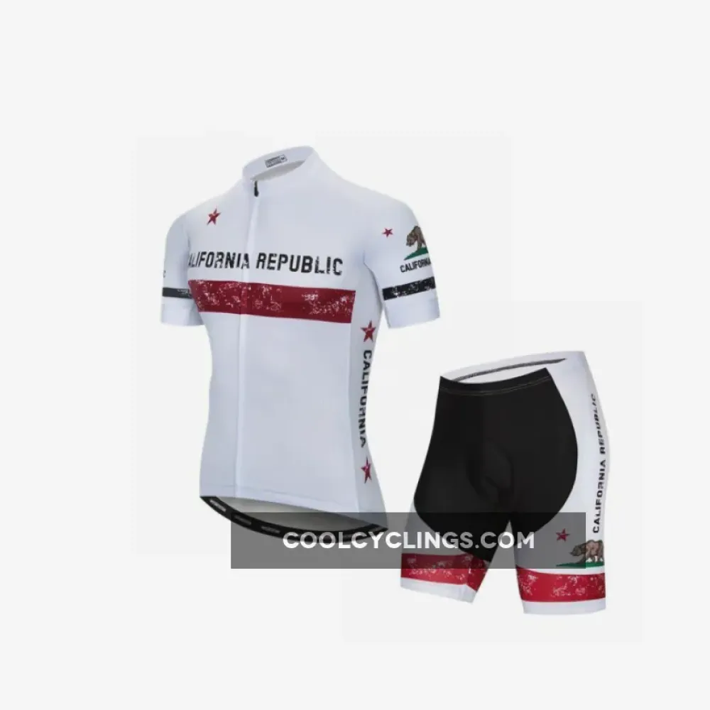California Republic Jersey & Shorts Set Cycling Bold/Dynamic/White/Red/Black