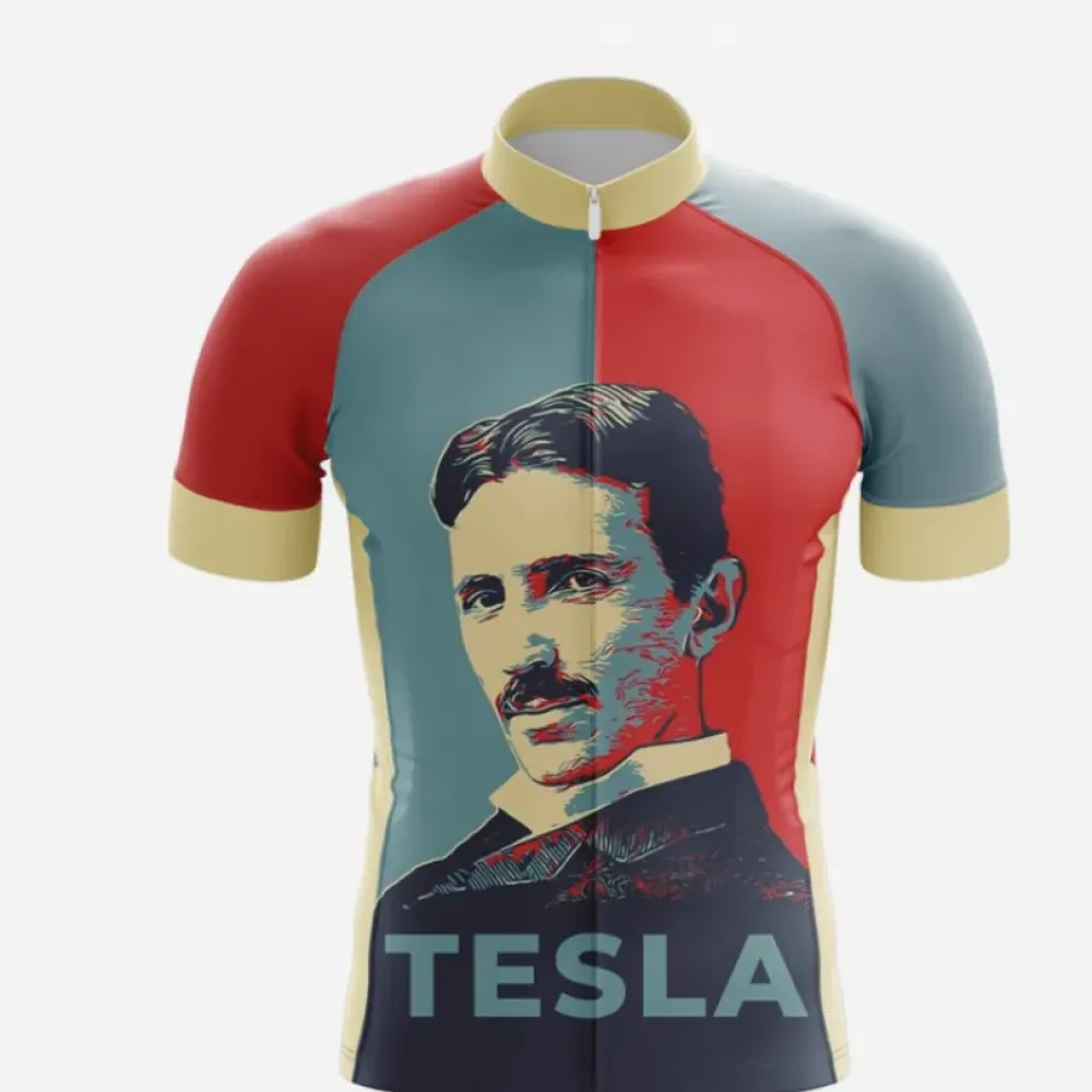 Tesla Cycling Jersey Bold/Red/Blue