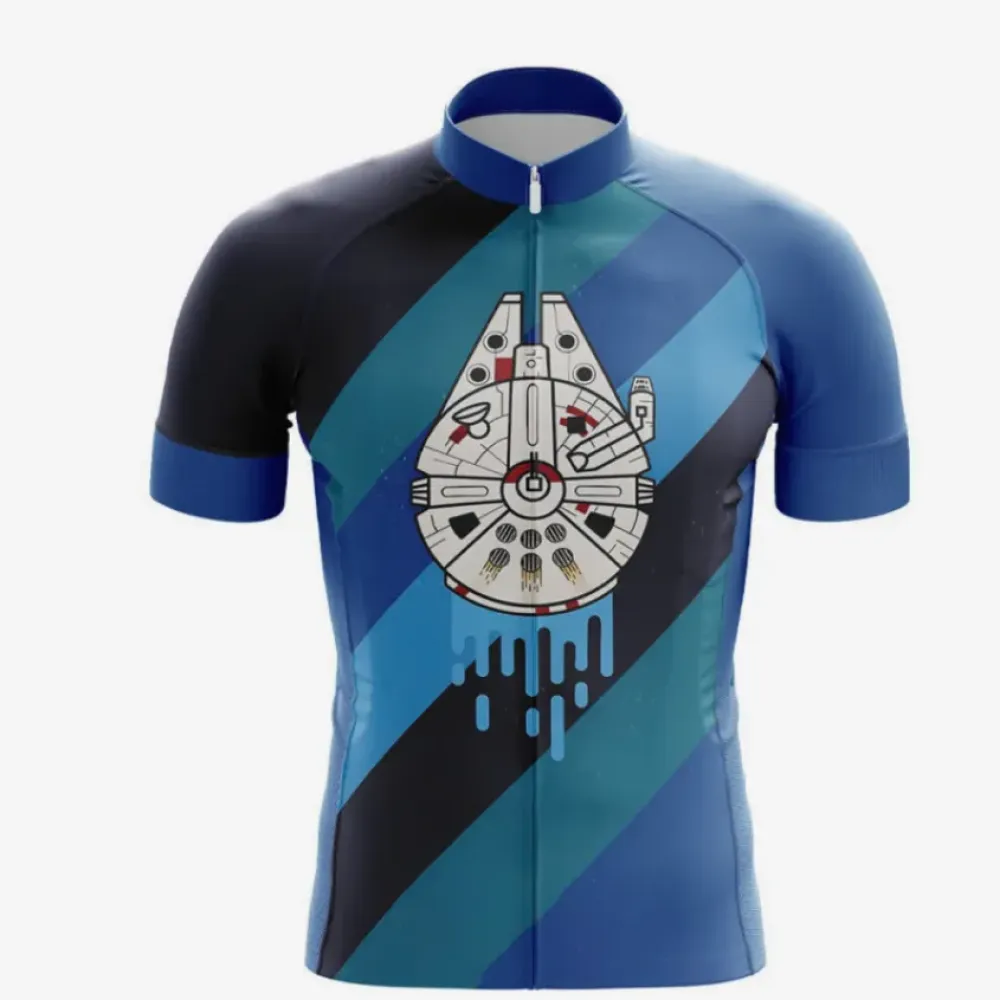 Acrylic Blue Crashin' Millenium Bike Jersey