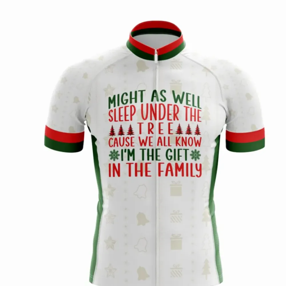 Best Gift in the Family Cycling Jersey/White/Green/Red
