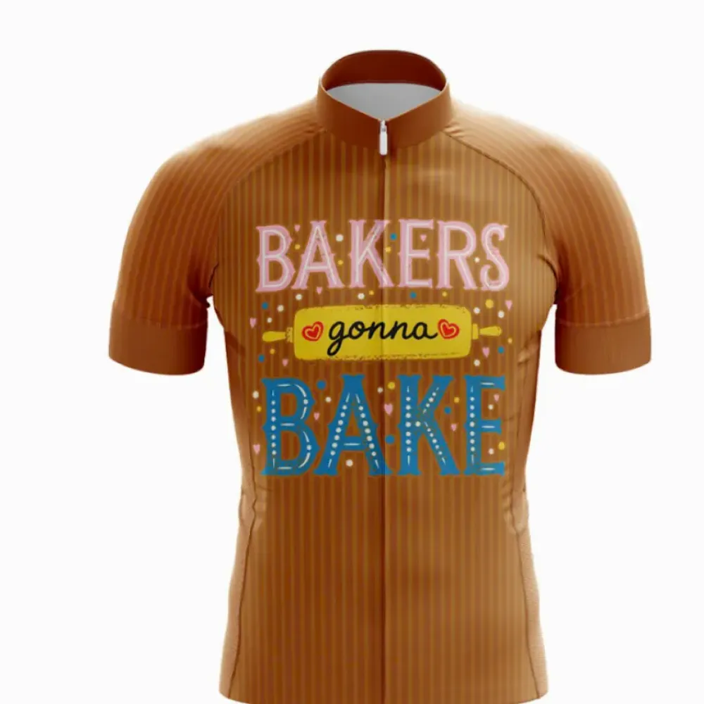 Bakers Gonna Bake Brown Cycling Jersey
