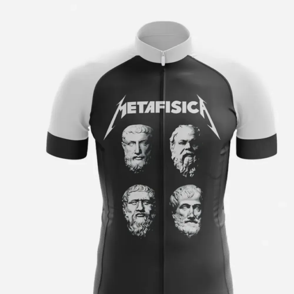 Metafisica Cycling Jersey Black/White