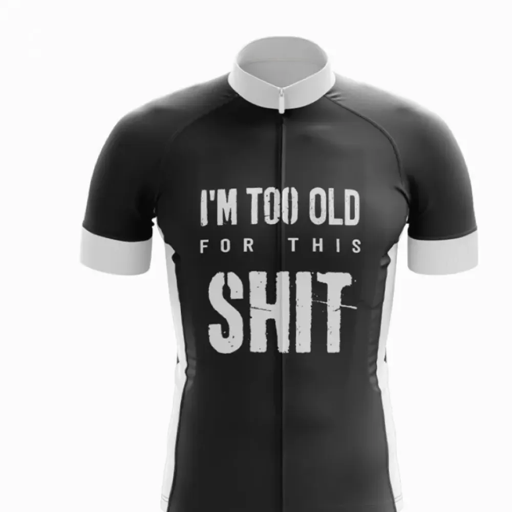 Cycling Jersey Black/White