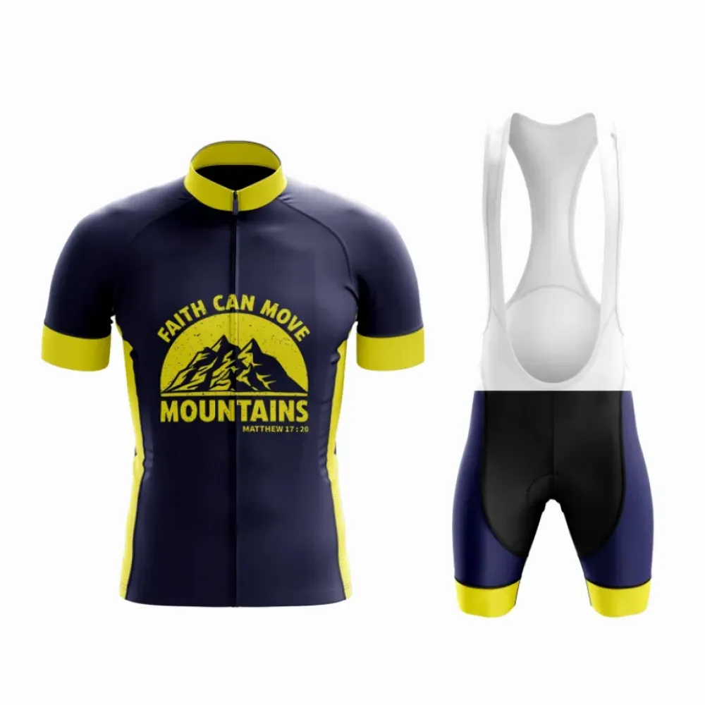 Faithful Rider Bold Cycling Kit Navy/Yellow