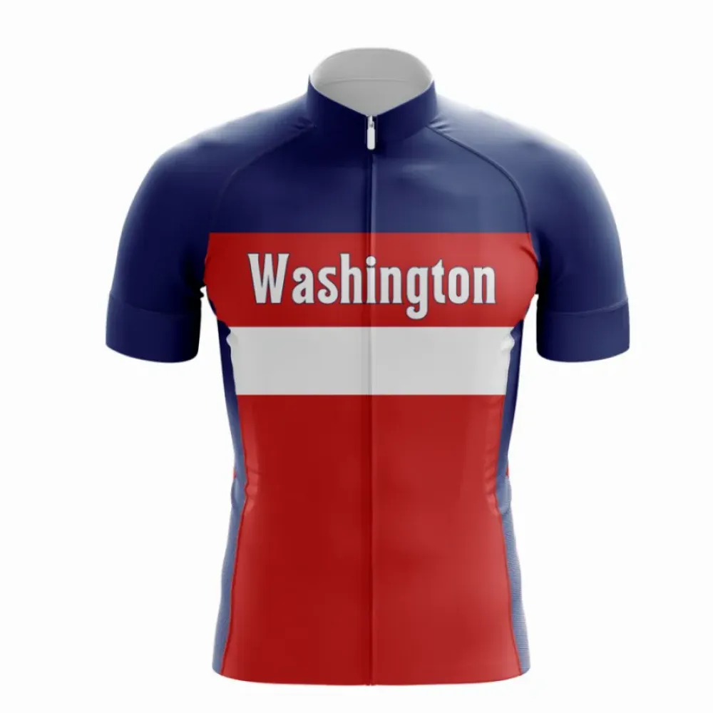 Washington Cycling Jersey Navy/Red/White