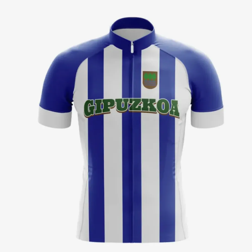 Gipuzkoa Cycling Jersey Blue/White