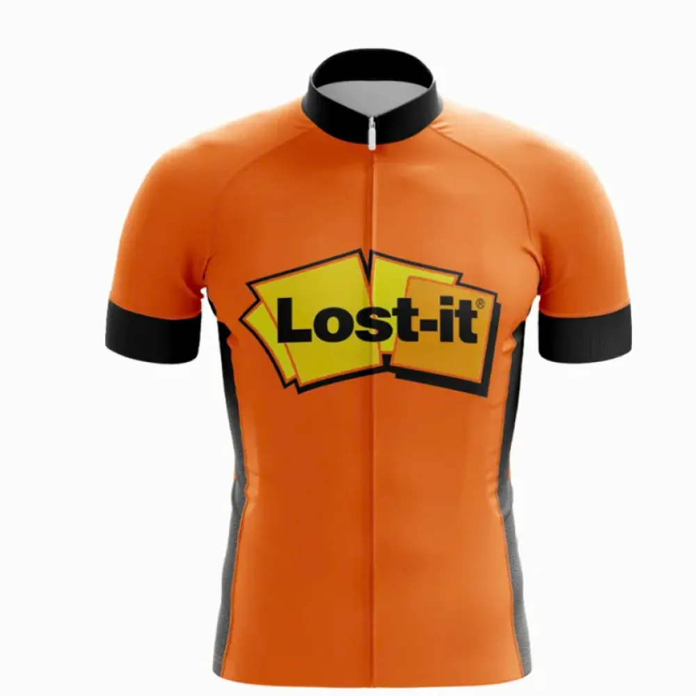 Lost-It Cycling Jersey Orange/Black