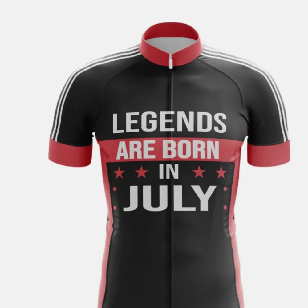 Legends Cycling Jersey Black/Red/White