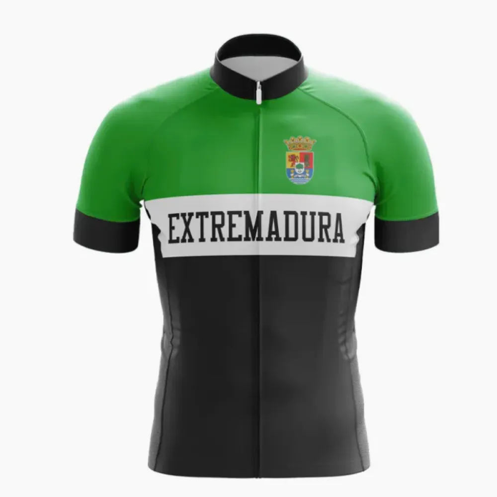 Extremadura Cycling Jersey - Green/Black/White
