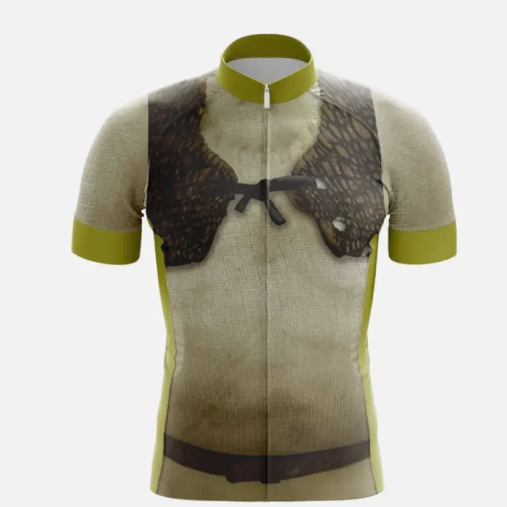 Shrek Design Green Yellow Cycling Jersey