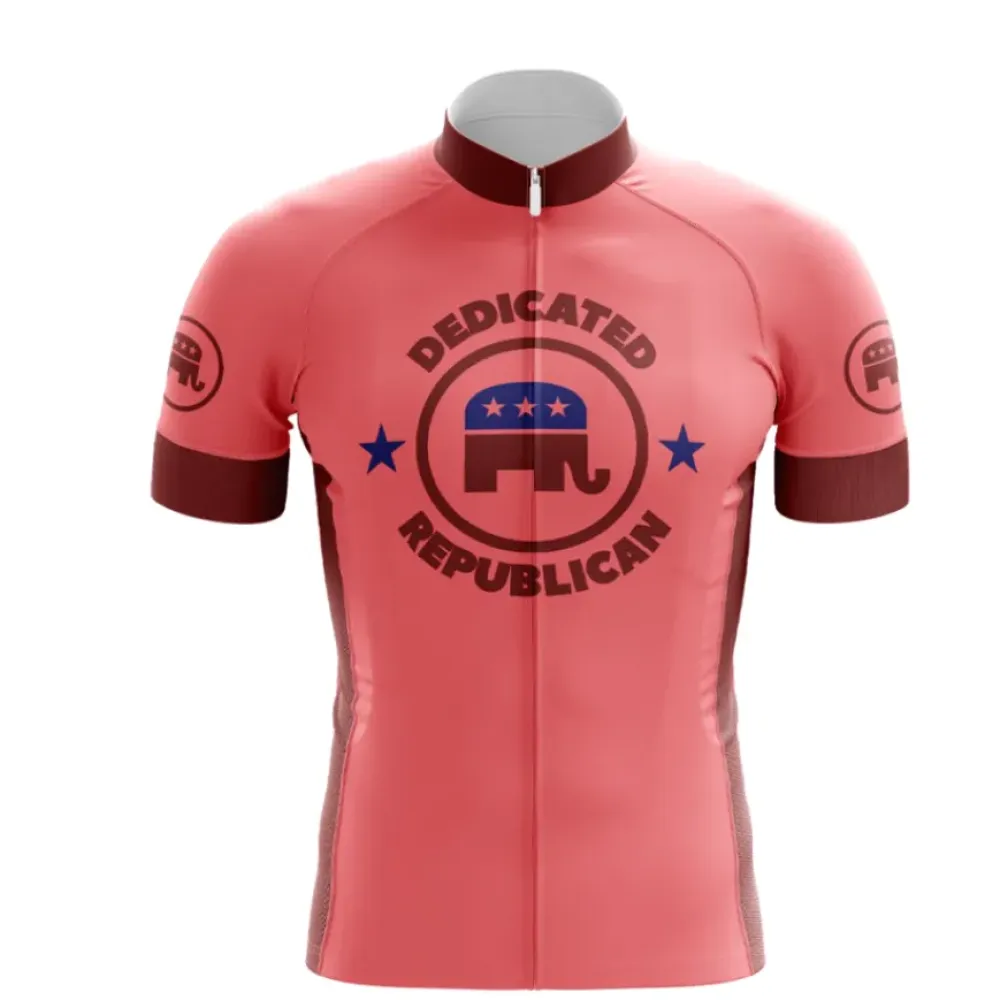 Dedicated Republican Cycling Jersey Red/Blue