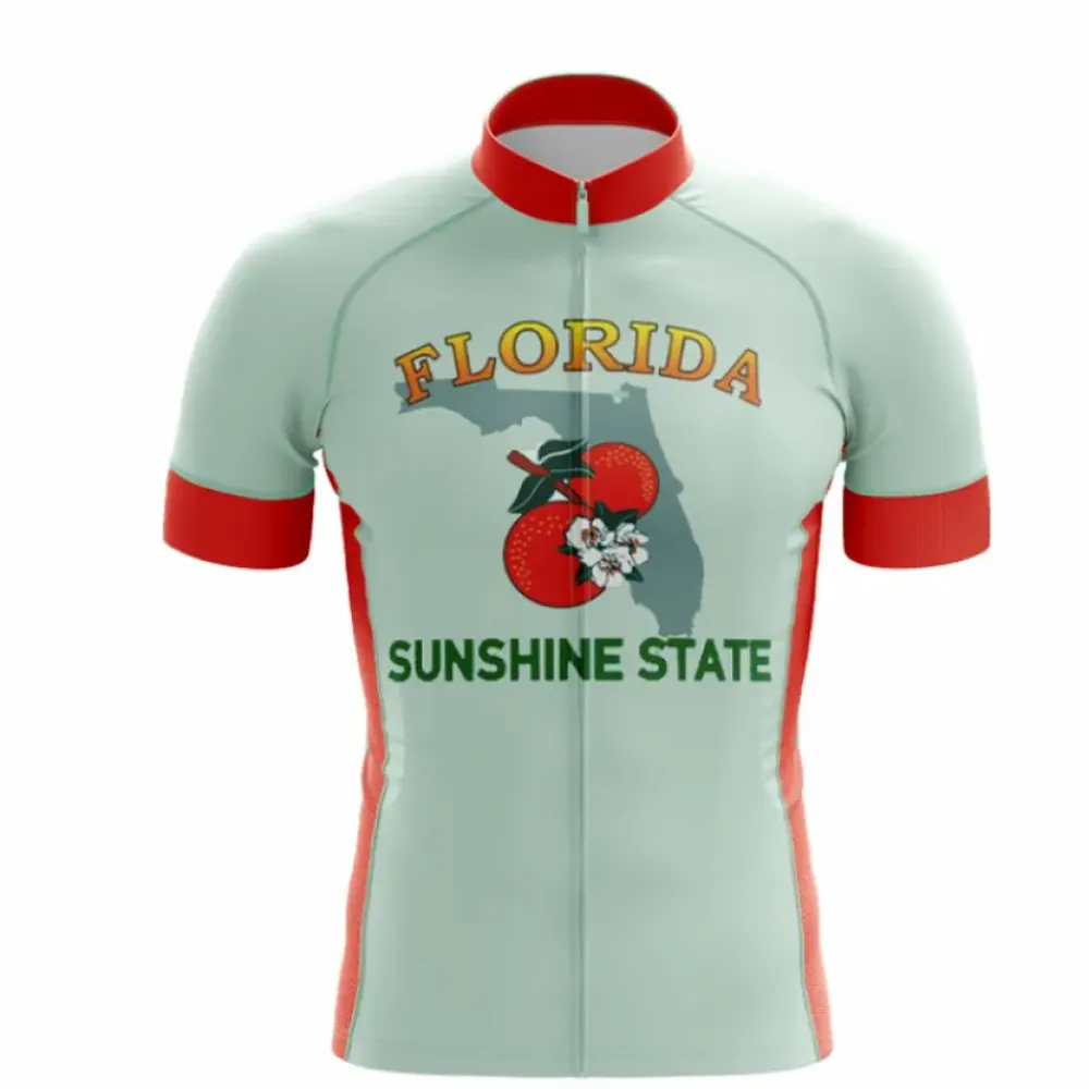 Florida State Cycling Jersey, Orange/Red/Green