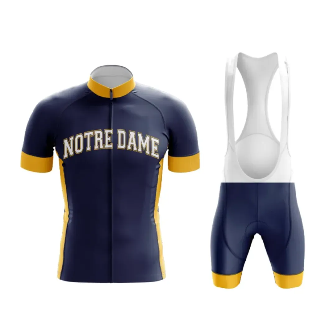 Notre Dame Cycling Kit Premium Blue/Gold