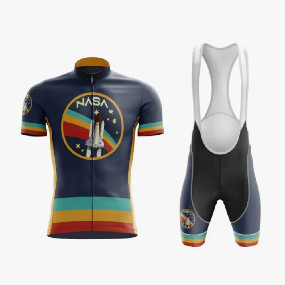 NASA Cycling Kit Rainbow/Teal/Yellow