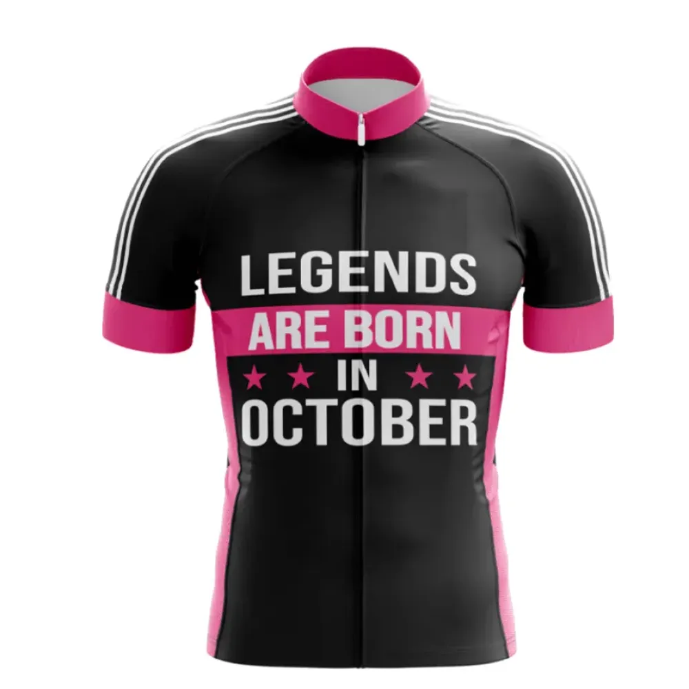 Legends Cycling Jersey Black/Pink/White