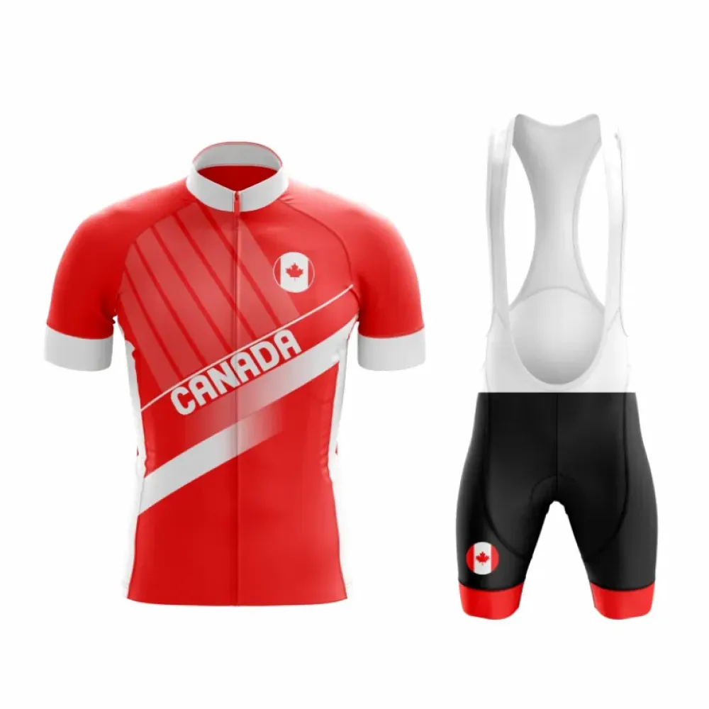 Canada Cycling Kit Red/White/National Flag