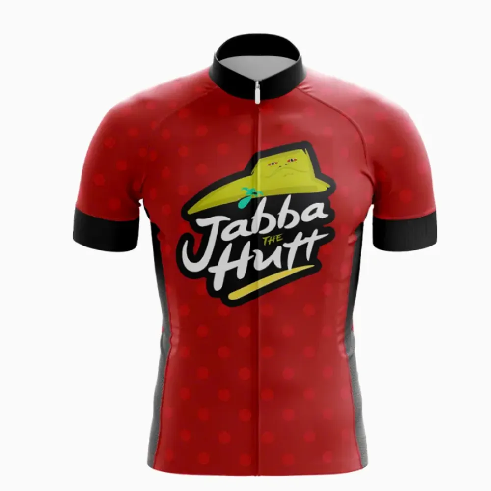 Jabba Hutt Cycling Jersey Polka Dot Red/Black