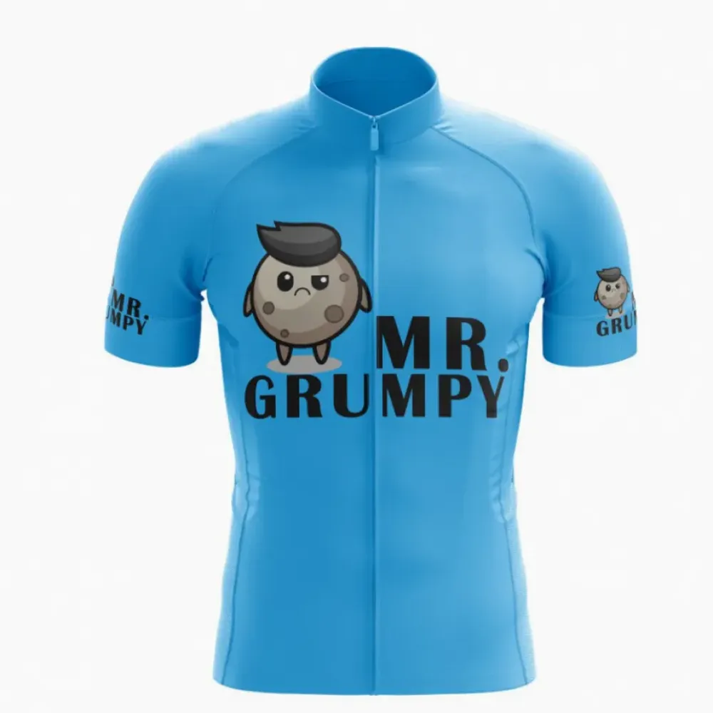 Mr. Grumpy Cycling Jersey Blue/Black