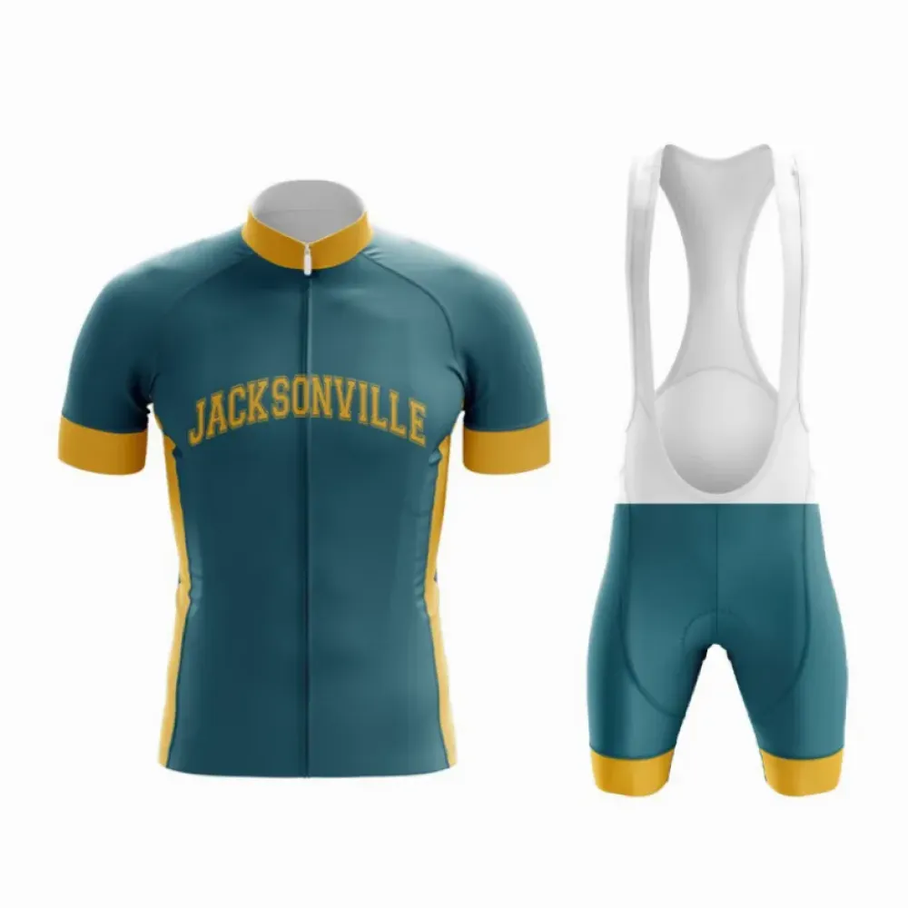 Jacksonville Cycling Kit Turquoise/Gold