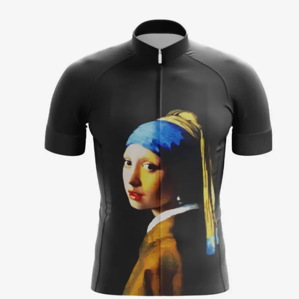 Girl with a Pearl Earring Cycling Jersey