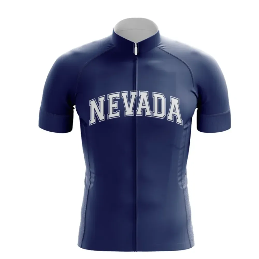 Nevada Elite Cycling Jersey Navy Blue