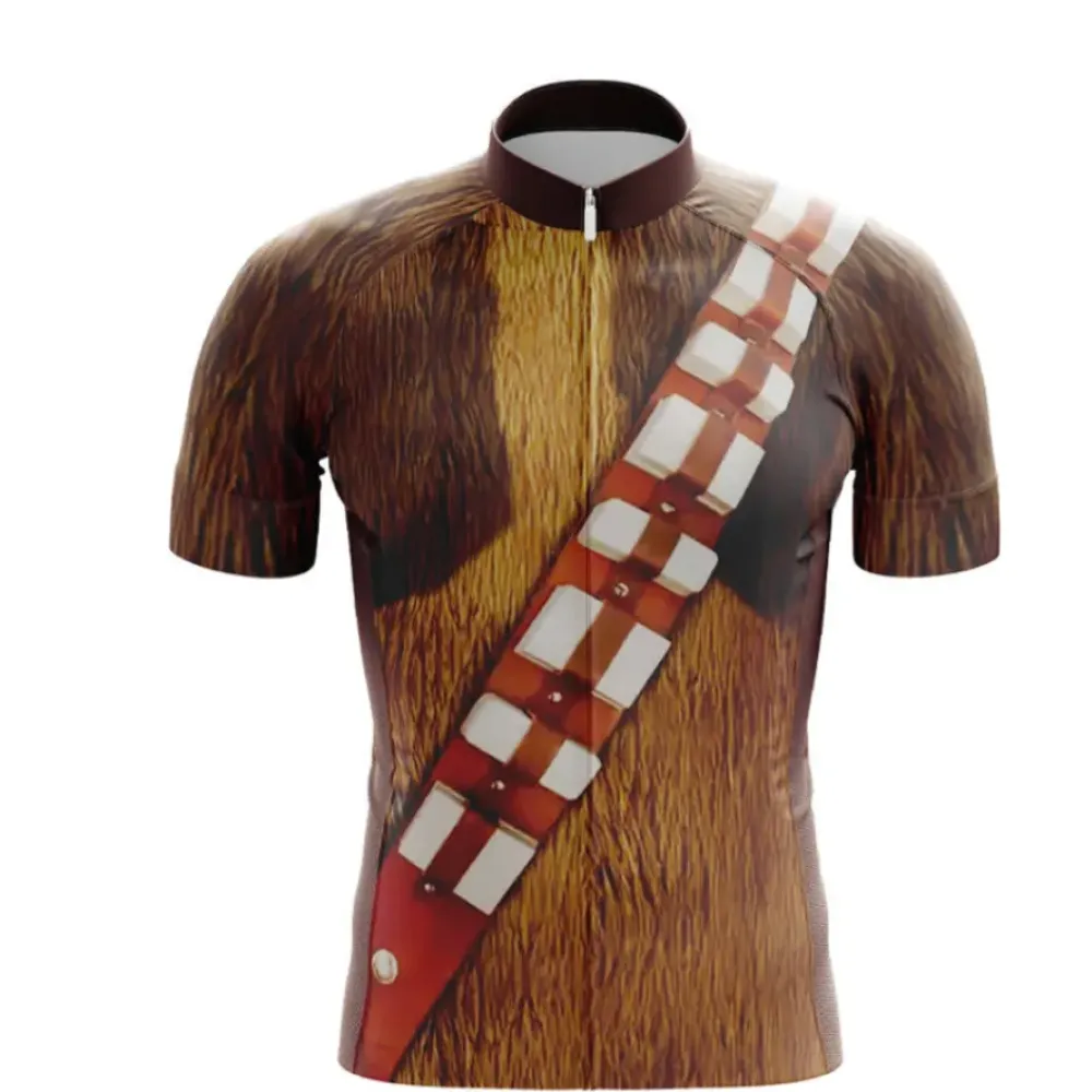 Star Wars Chewbacca Cycling Jersey Brown/Tan/Red