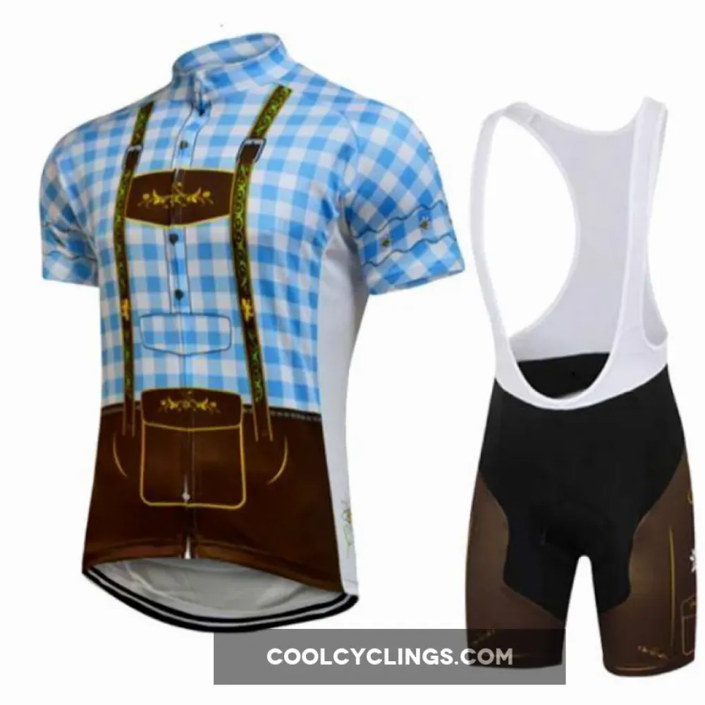 Bavarian Style Triathlon Wear Blue/White/Gold