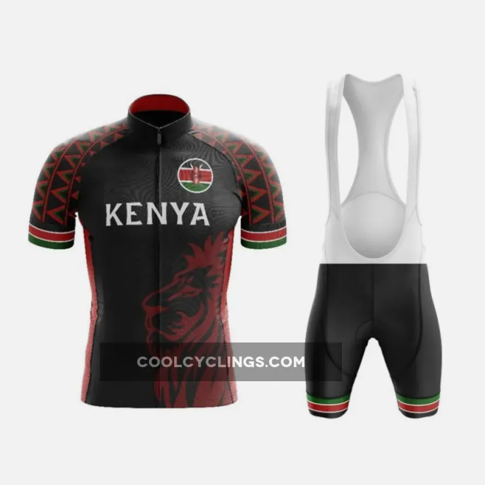 Kenya Cycling Uniform Bold Red/Black/Green