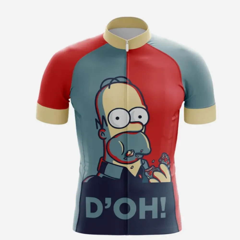 Bart Simpson Cycling Jersey D'oh! Red/Blue/Grey