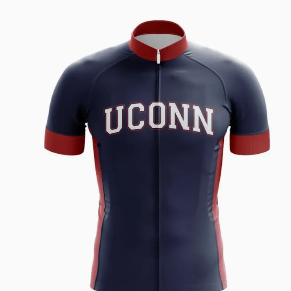 UCONN Cycling Jersey Navy/Red